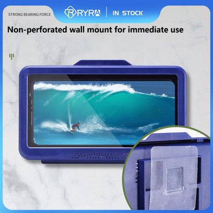 RYRA 100%Seal Protection Shower Phone Holder Bathroom Waterproof Phone